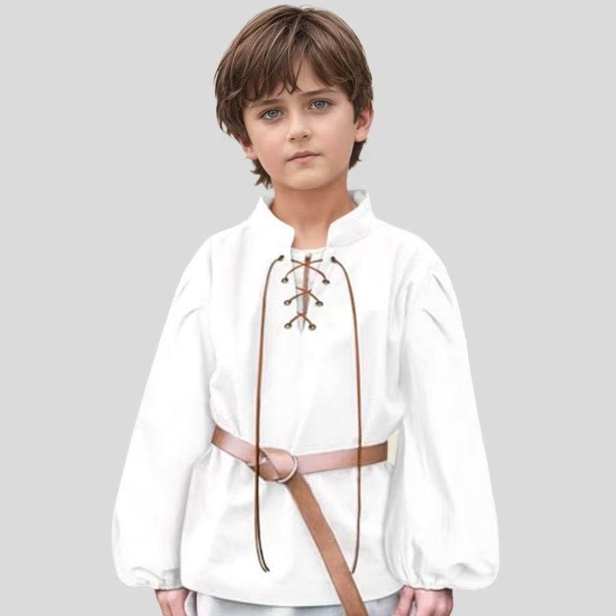 Shirts - قميص قراصنة العصور الوسطى للأولاد، قميص