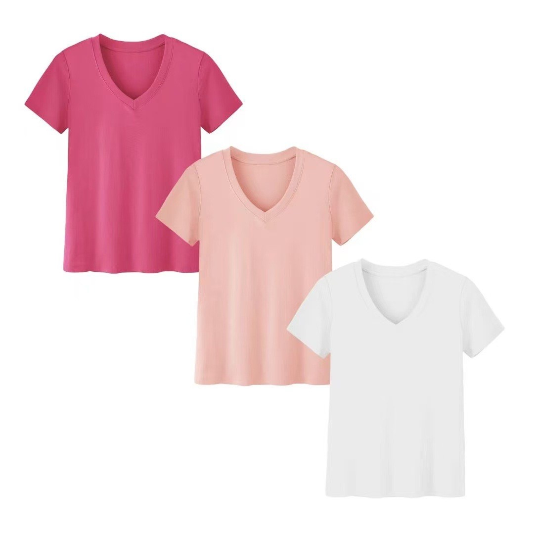 طقم بأكمام قصيرة وياقة دائرية  - مراجعة T-Shirts وسعره