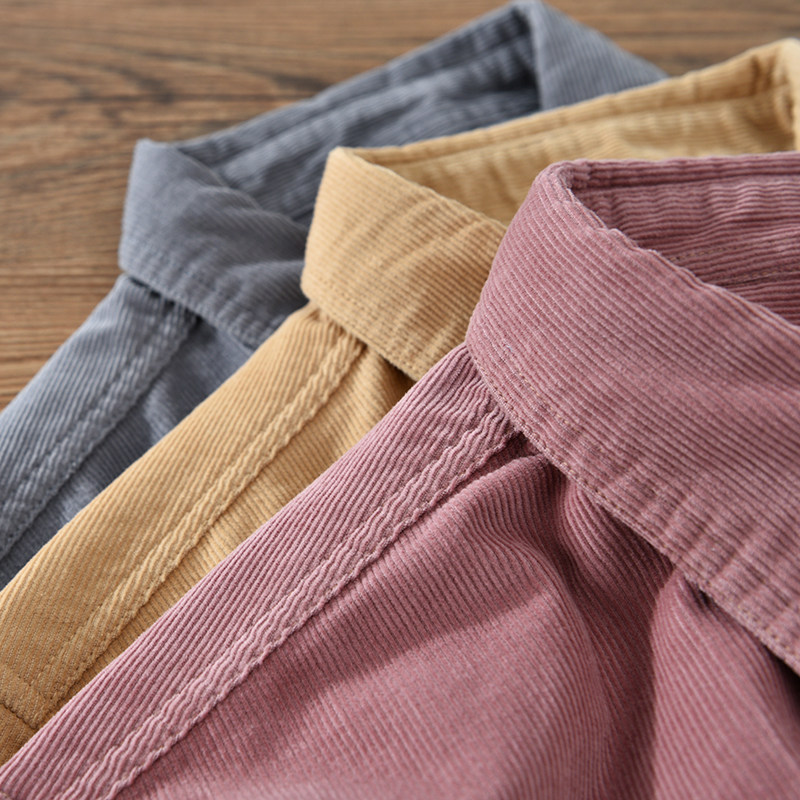 قميص كوردوروي بأكمام طويلة على - مراجعة Corduroy Button Up Shirt Men وسعره