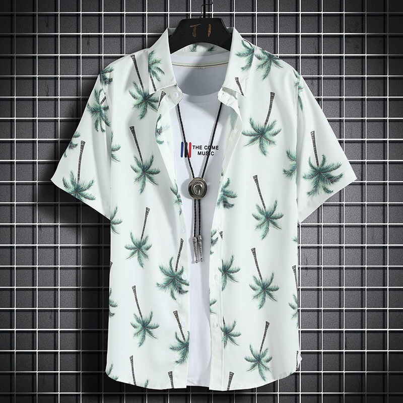قمصان شاطئ هاواي قمصان رجالية  - مراجعة Vintage Hawaiian Floral Shirt وسعره