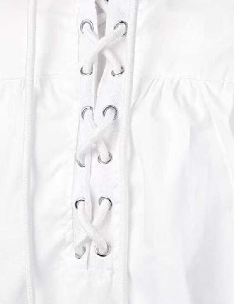 قميص رجالي كلاسيكي بأكمام طويل - مراجعة Medieval Gothic Lace Up Pirate Shirt وسعره