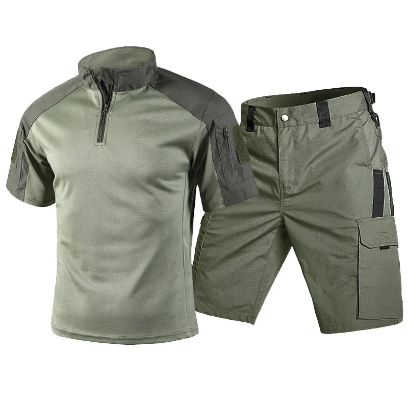 طقم تي شيرت تكتيكي قصير الأكما - مراجعة Tactical Military Shirt Cargo وسعره
