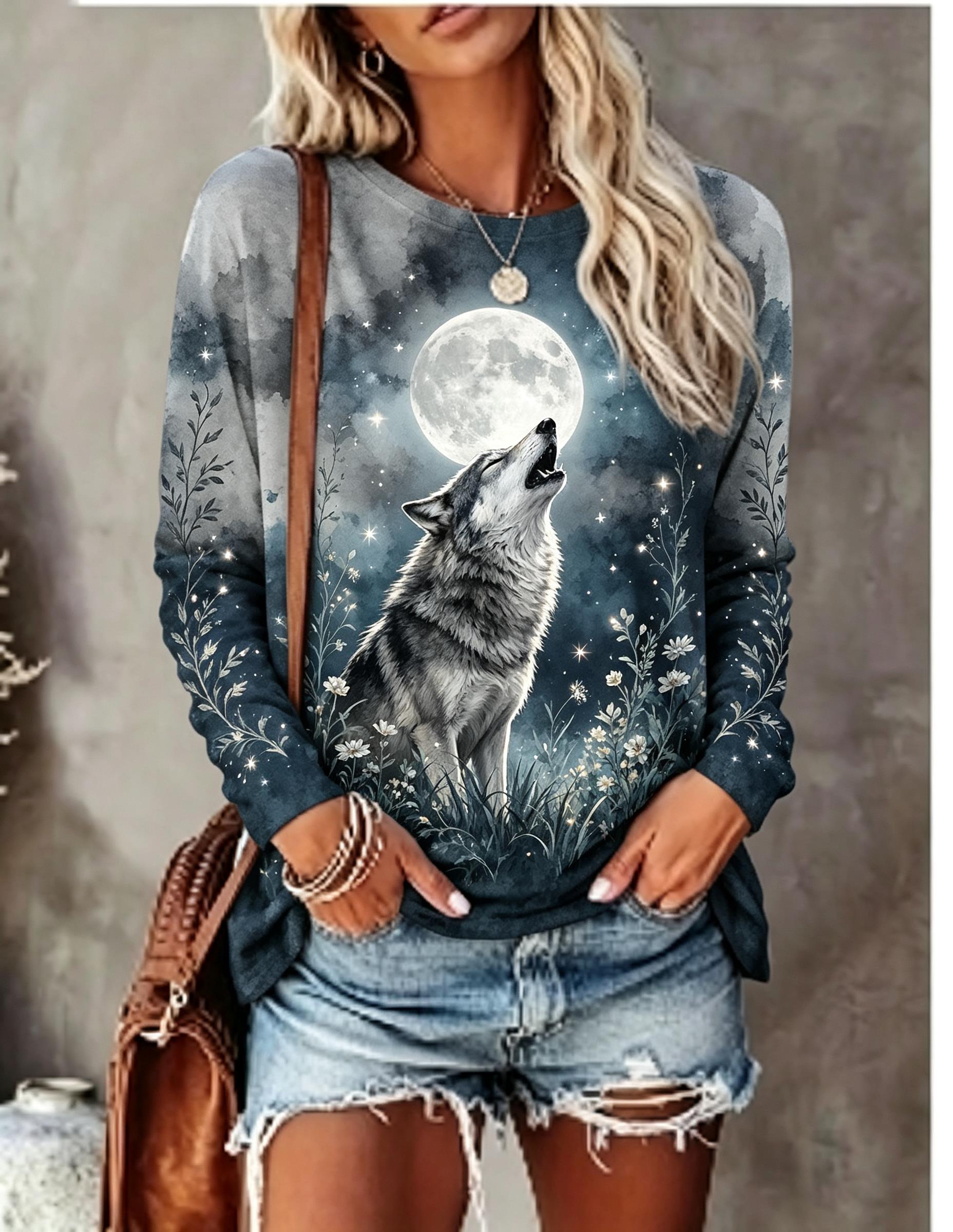 تي شيرت نسائي بأكمام طويلة، بت - مراجعة T-Shirts وسعره